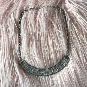 Silver accent necklace accessory